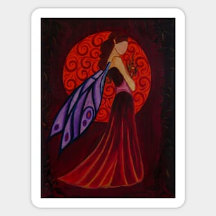 Aries Fairy of the Zodiac Sticker